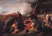 Benjamin West The Death of General Wolfe Norge oil painting reproduction